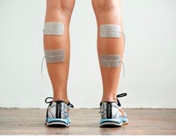 FES cycling sensors on calf